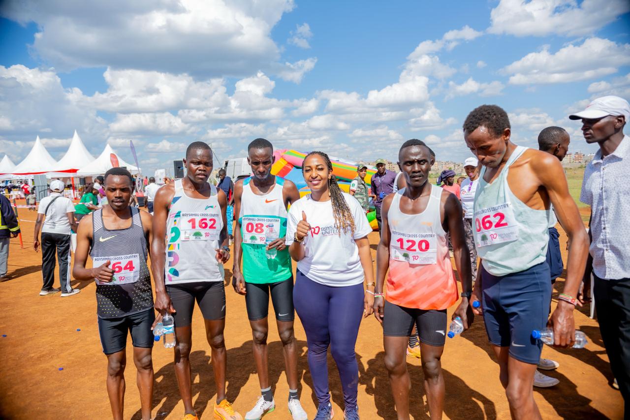 RU Cross Country participants at a Roysambu United sporting event