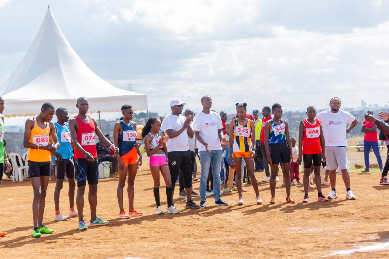 Community members at a Roysambu United Cross Country event